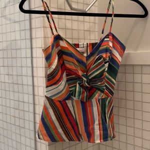 Parker peplum tank top